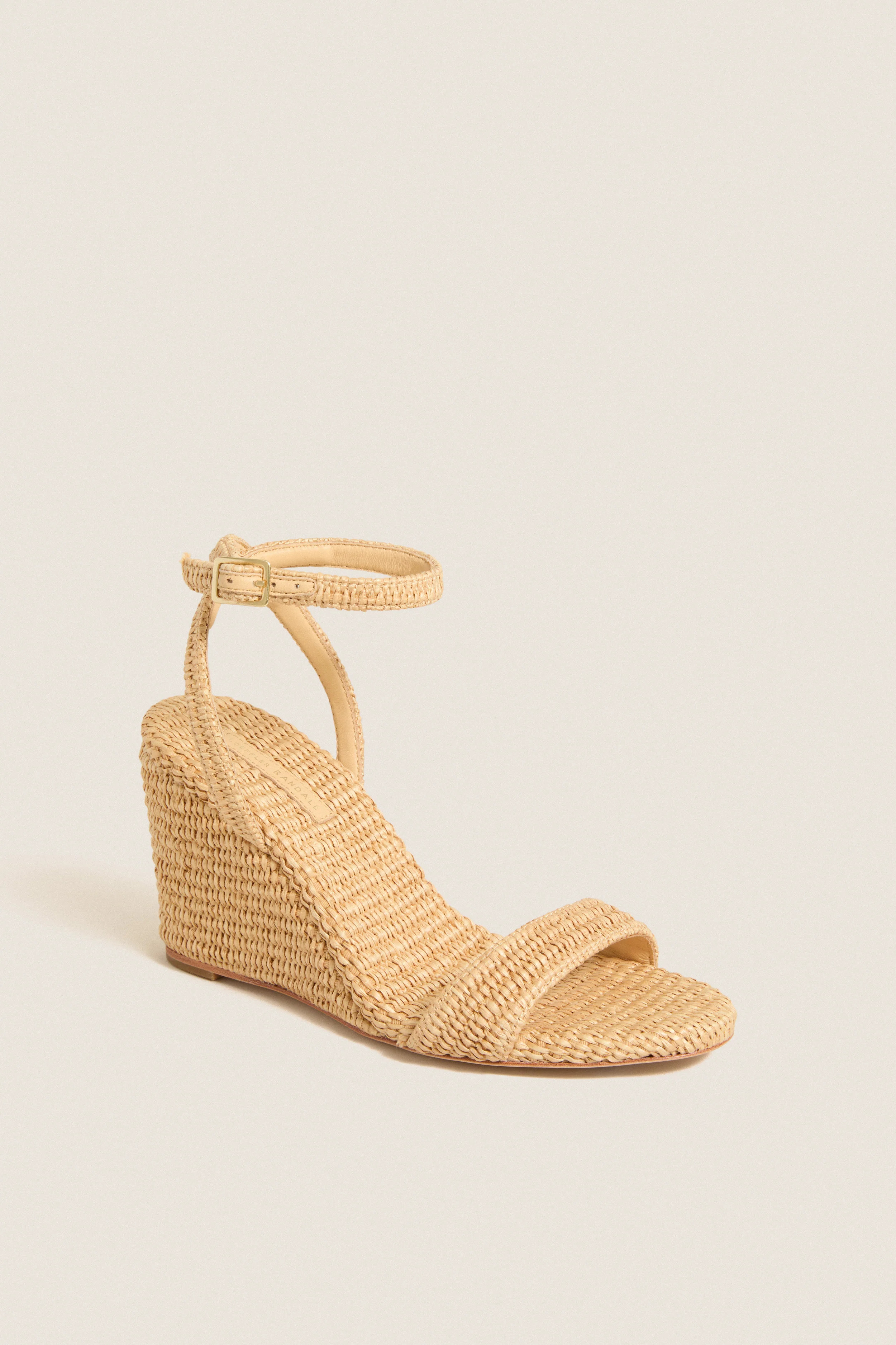 Natural Chunky Raffia Gavi Wedges | Tuckernuck (US)