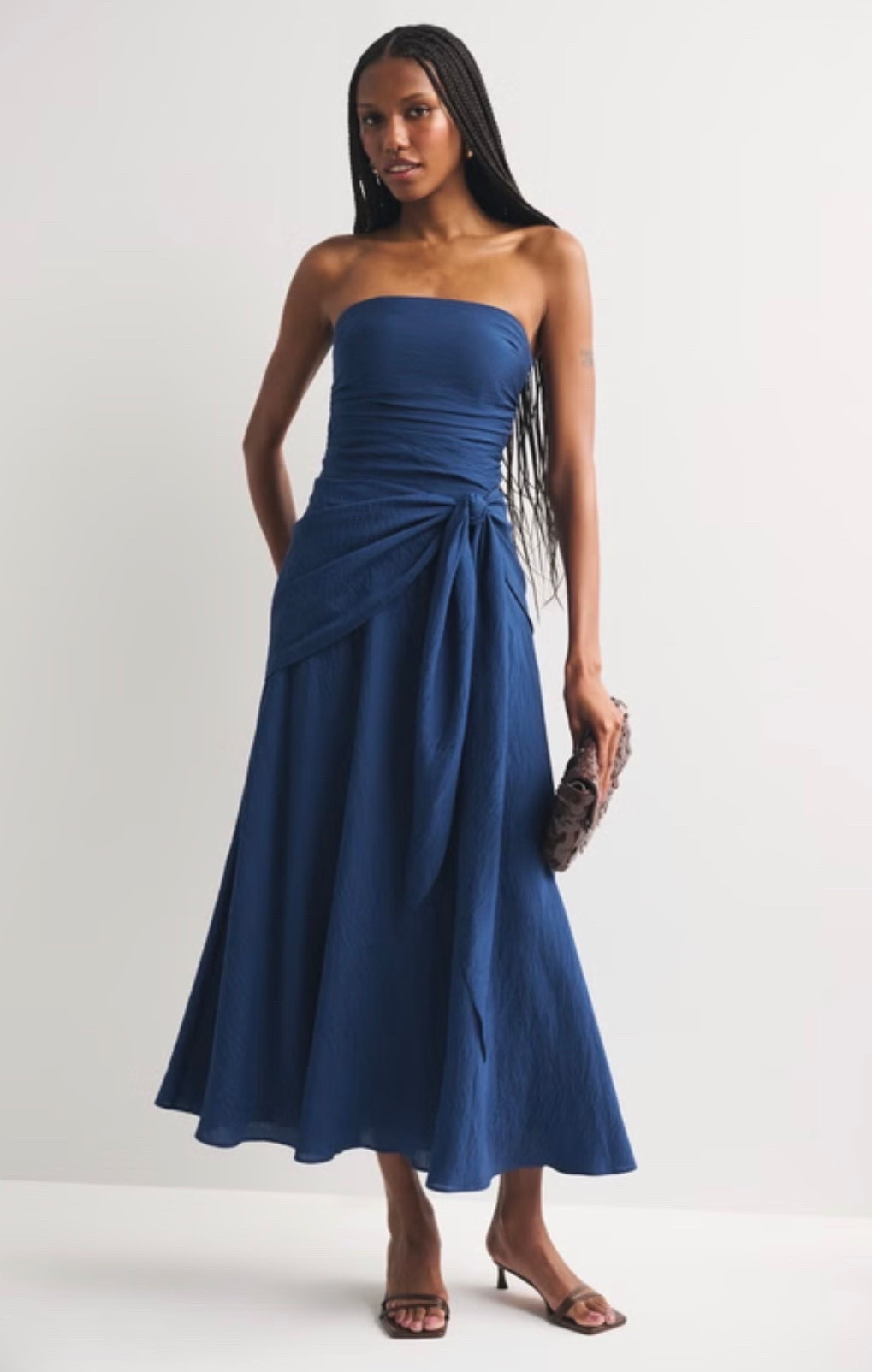 Bra-Free Strapless Draped Maxi Dress @abercrombie

#LTKSeasonal #LTKootd #LTKSaleAlert