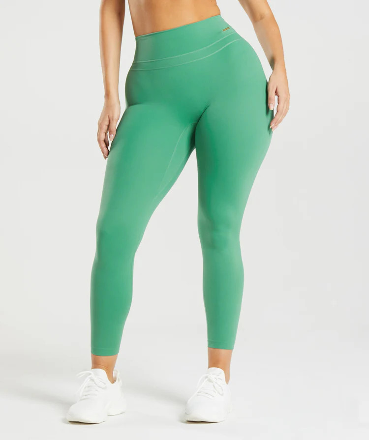 Gymshark Whitney High Rise Leggings - Palm Green | Gymshark US