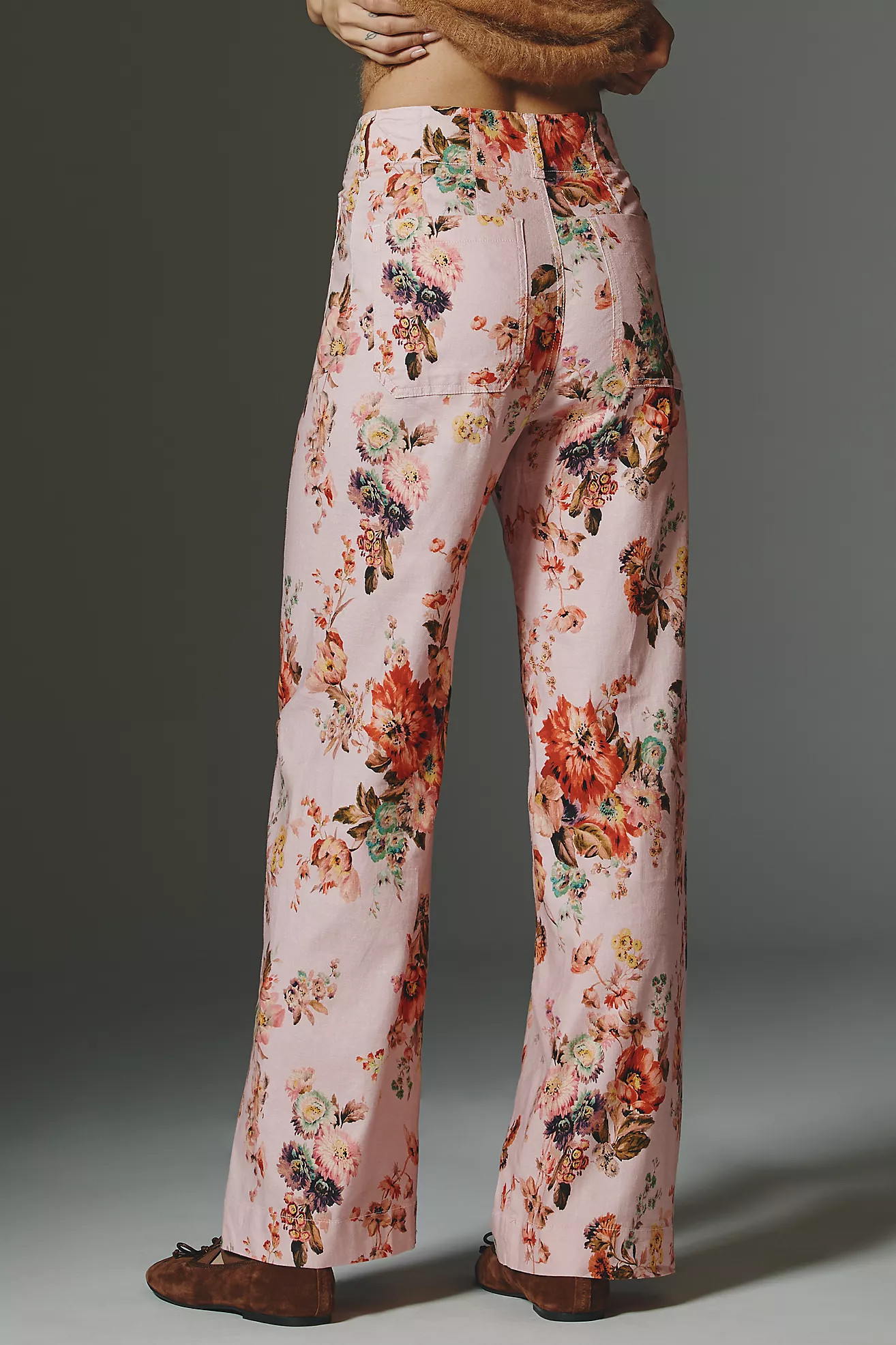 The Colette Beachy Linen Full-Length Wide-Leg Pants by Maeve | Anthropologie (US)