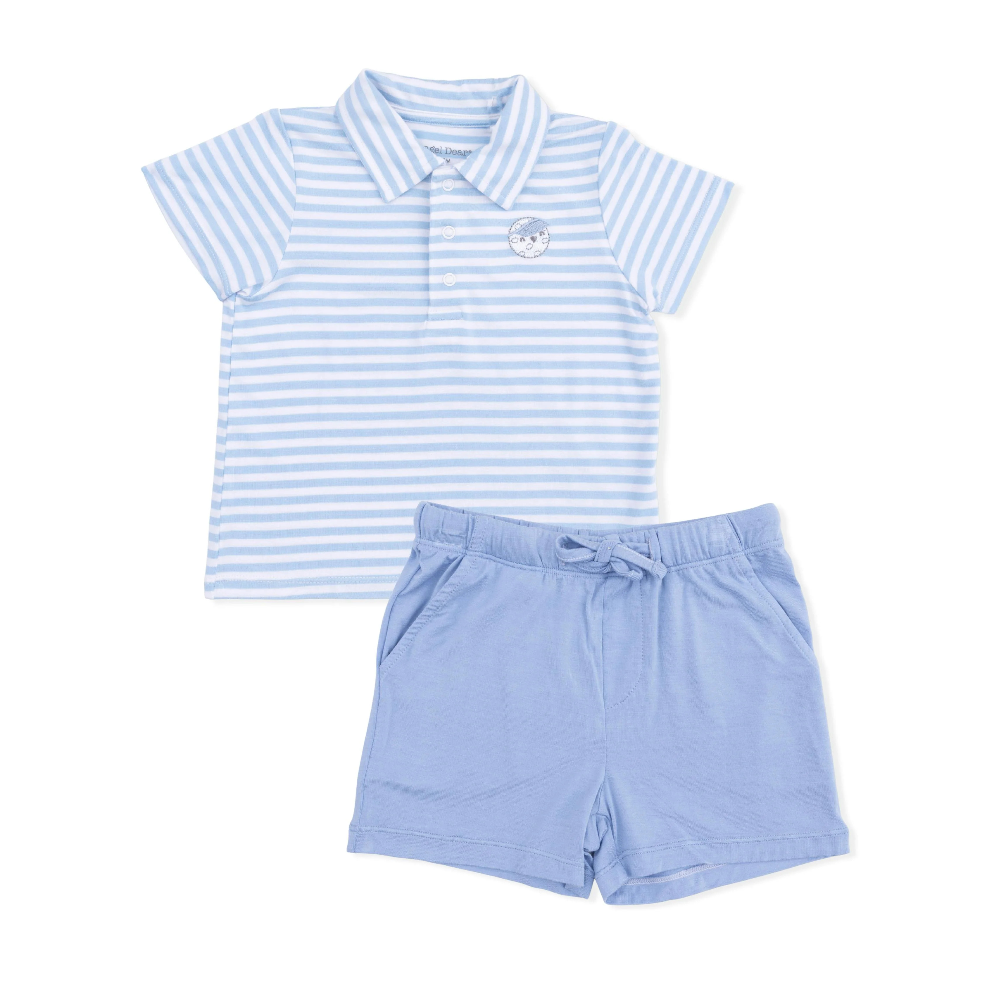 Striped Golf - Polo with Casual Short | Maisonette