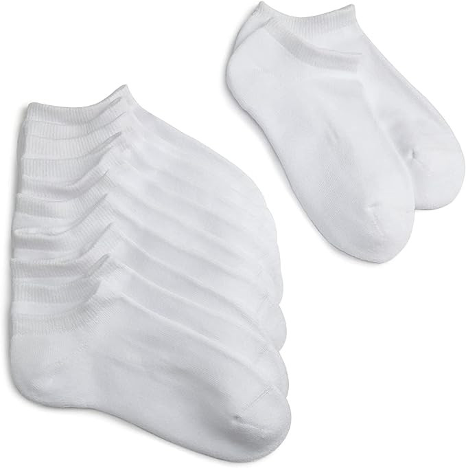 Jefferies Socks Girls' Seamless Sport Half Cushion Low Cut Socks 6 Pack | Amazon (US)