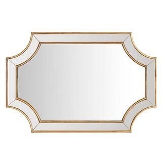 Home Decorators Collection Medium Ornate Gold Beveled Glass Classic Accent Mirror (24 in. H x 35 ... | The Home Depot