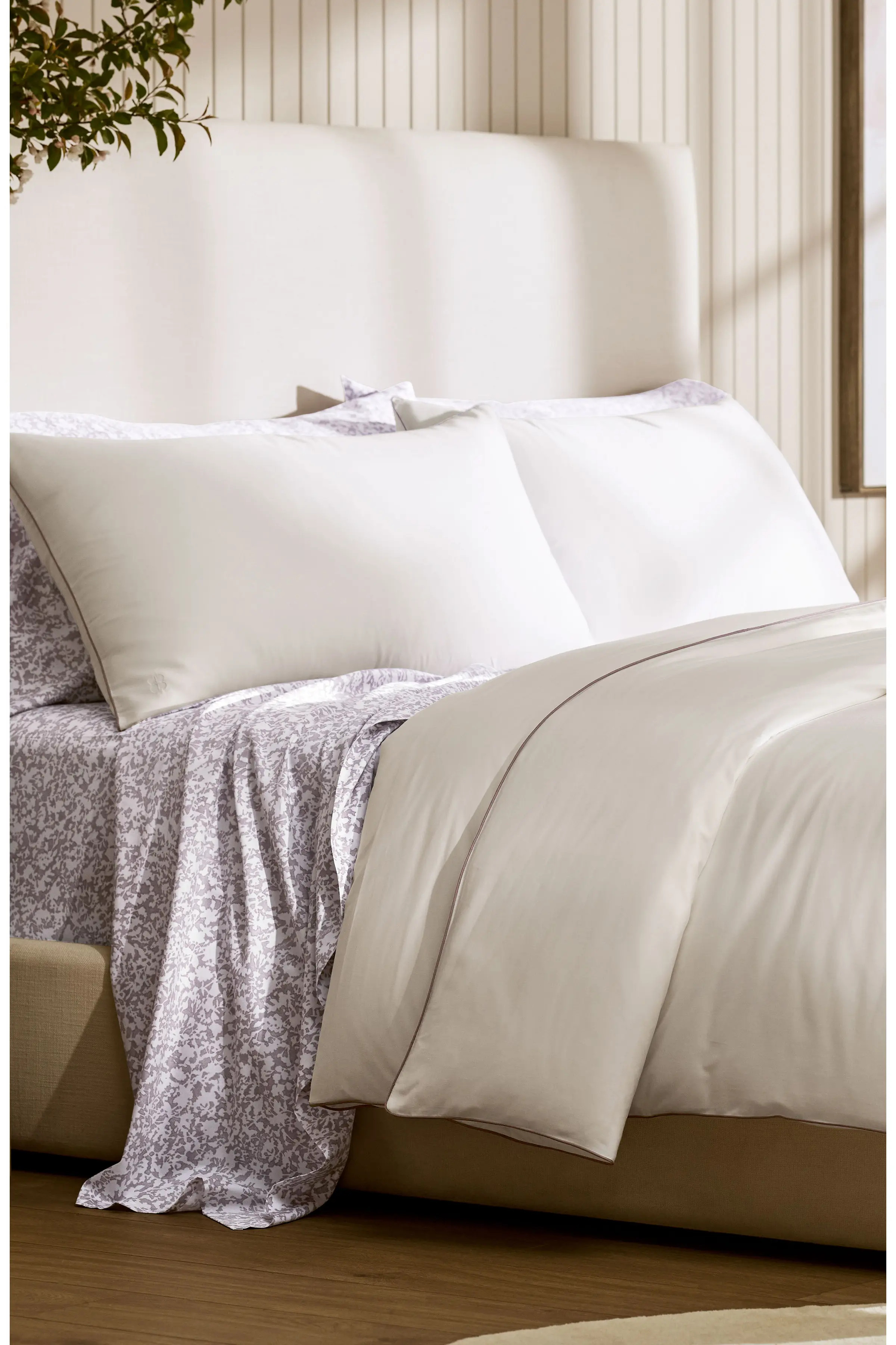 Boll & Branch Signature Piped Edge Organic Cotton Duvet & Shams Set | Nordstrom | Nordstrom