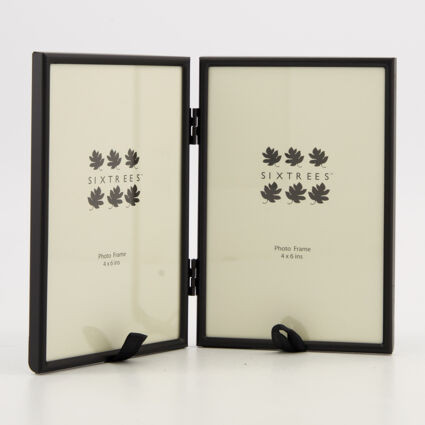 Matte Black Cambourne Photo Frame 6x4in | TK Maxx