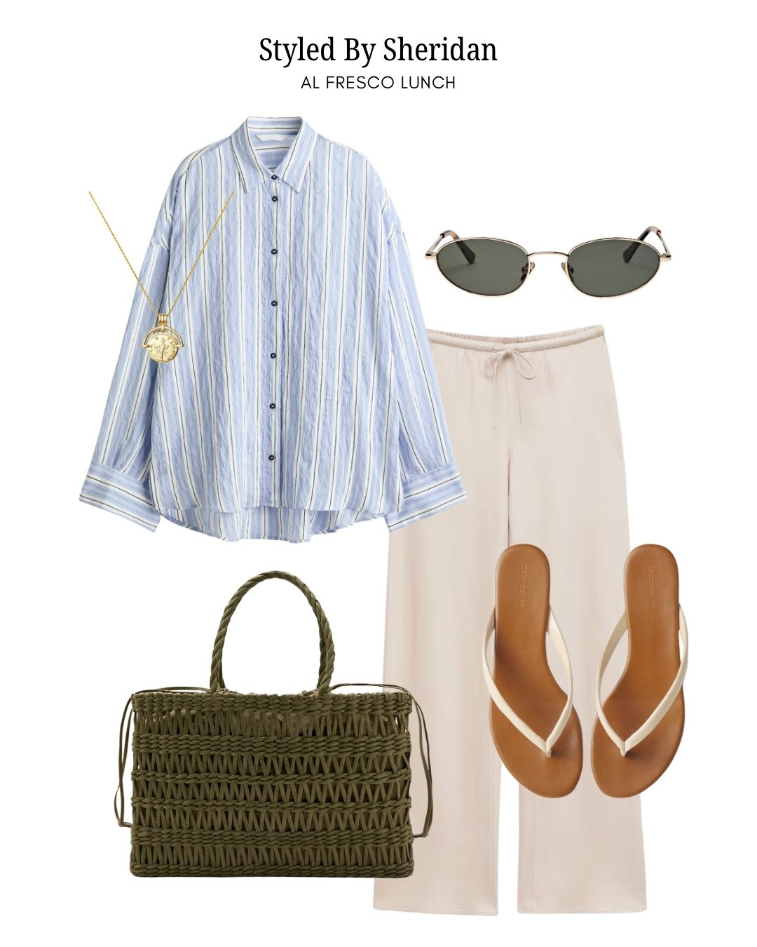 Blue striped shirt outfit

#LTKsummer #LTKshoes #LTKstyletip