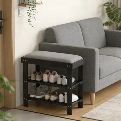 Entryway Bench Shoe Organizer Storage Bench | Wayfair North America