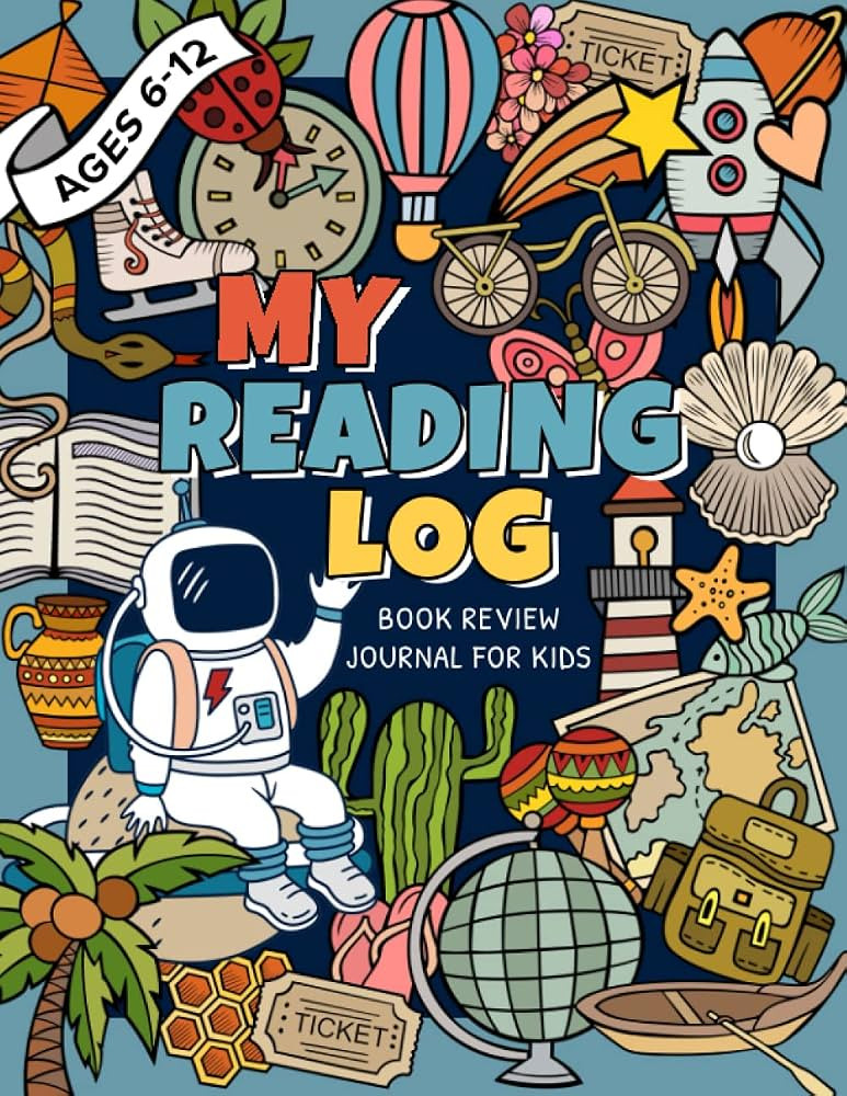 My Reading Log Book Review Journal For Kids Ages 6-12: Gifts For Young Book Lovers | A Fun And Un... | Amazon (US)