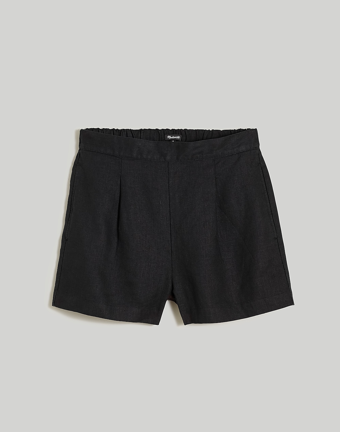 Clean Pull-On Shorts in 100% Linen | Madewell