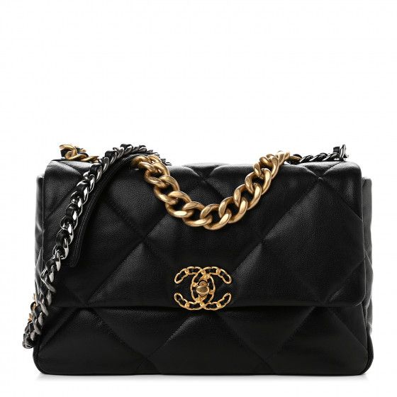 CHANEL

Goatskin Quilted Large Chanel 19 Flap Black | Fashionphile