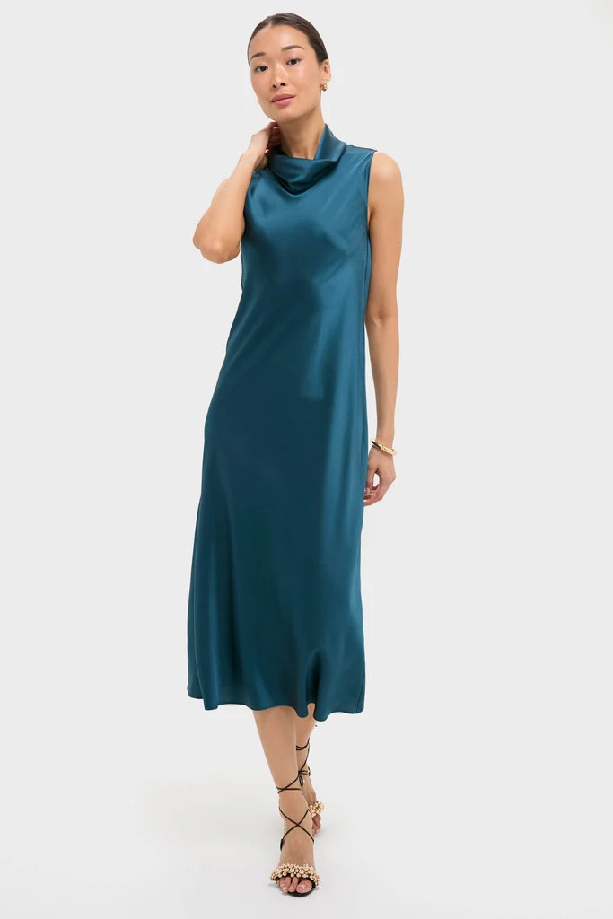 Pacific Barb Mock Neck Sleeveless Maxi Dress | Tuckernuck (US)