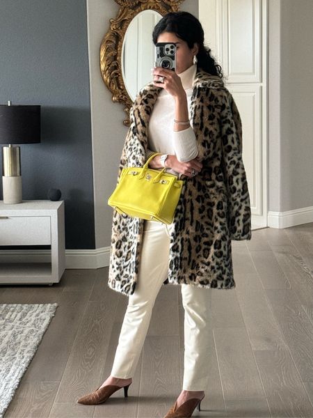 Elevate your outfit with a leopard print coat and a pop of color 

#LTKGiftGuide #LTKSpringSale #LTKMostLoved