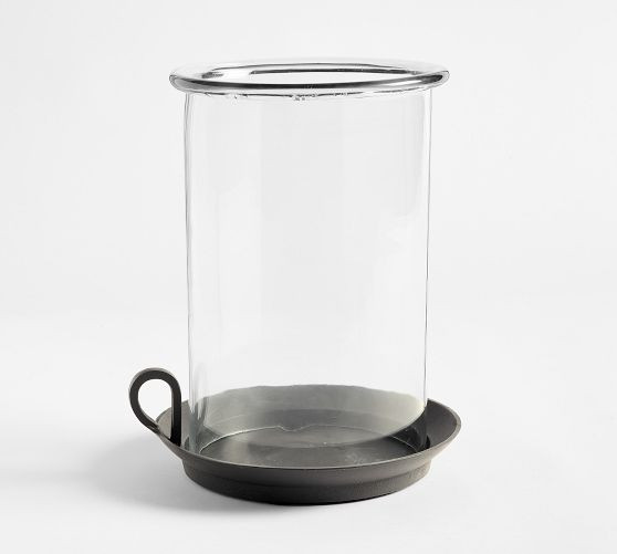 Chamberstick Hurricane Candle Holder | Pottery Barn (US)