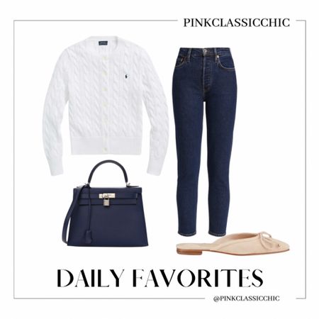Casual looks, casual outfits, Ralph Lauren, redone jeans, jeans, Kelly bag, cardigan, cable knit cardigan, weekend outfits, work looks, winter looks, casual styles 

#LTKFind #LTKstyletip #LTKU