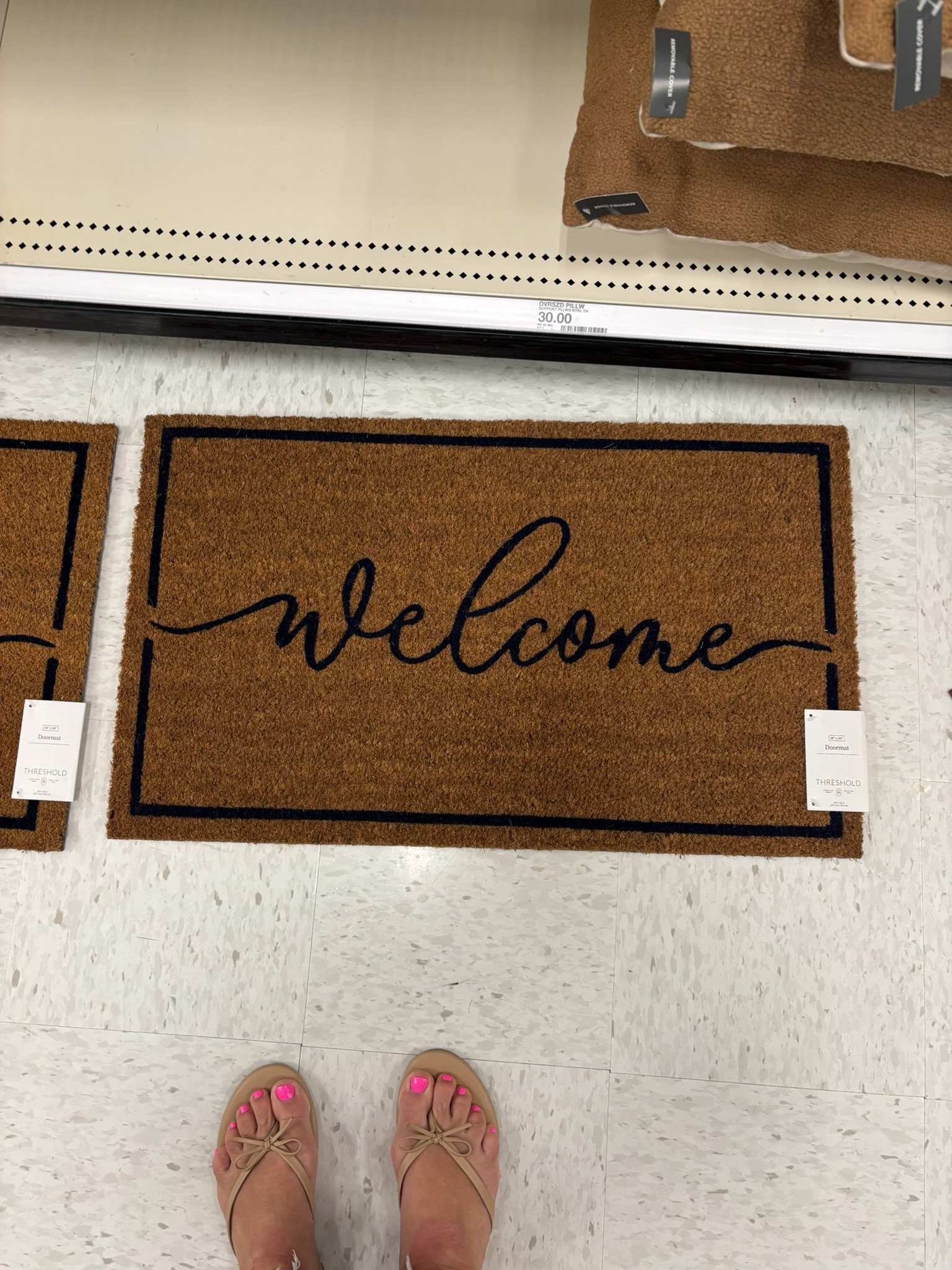 porch decor. Summer porch decor. Spring porch decor. Welcome Mat. Outdoor Mat. Target Home. Sandals. 

 #LTKMothersDay #LTKdayinmylife #LTKHome