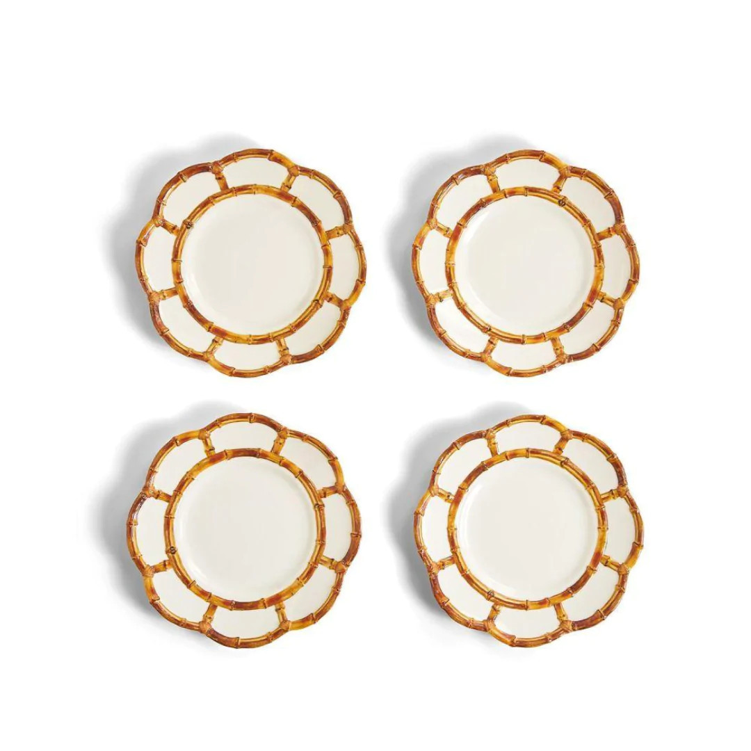 BAMBOO DINNER PLATES - Set of 4 | Cooper at Home