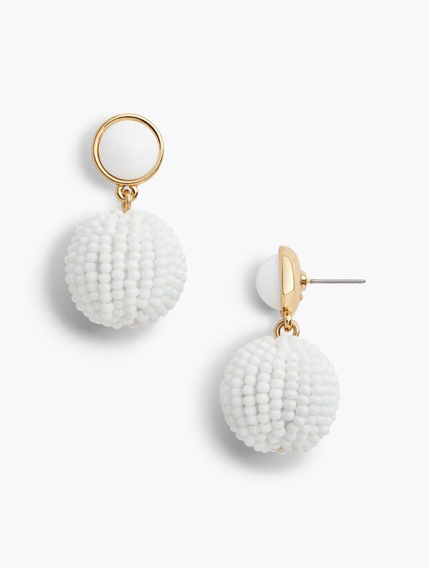 Beaded Sphere Earrings | Talbots
