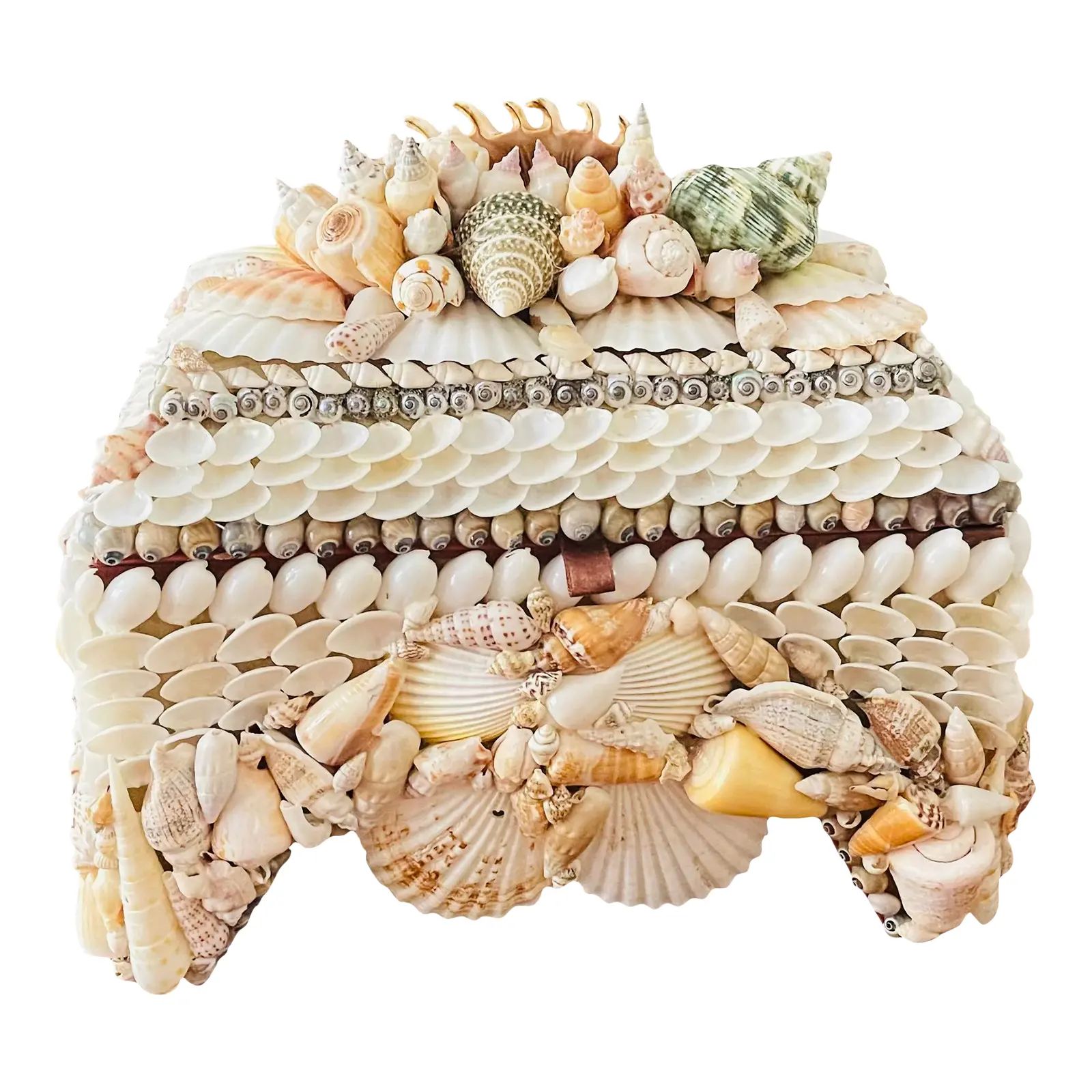 Sea Shell Treasure Box Redmile Style | Chairish