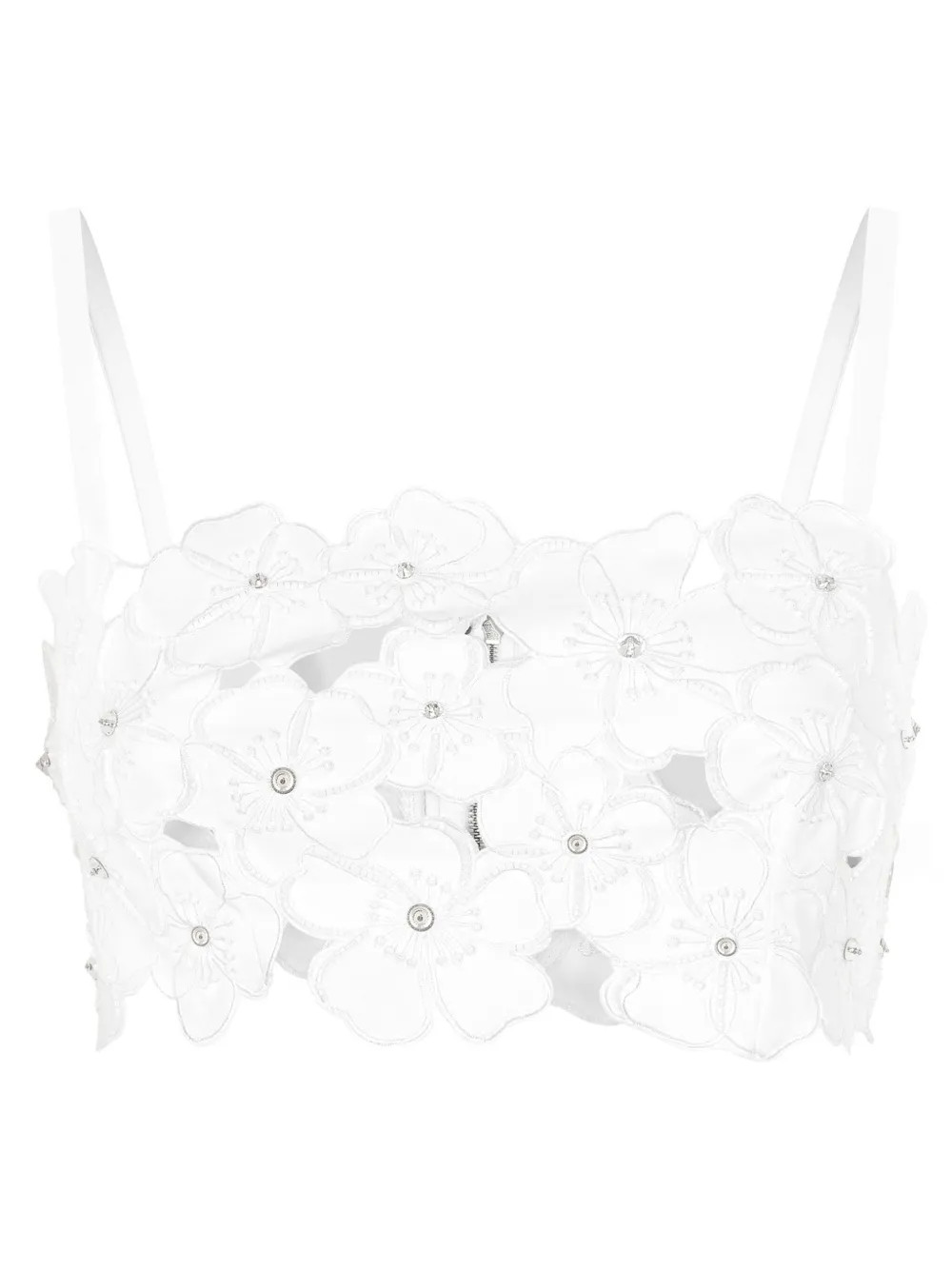 Dolce & Gabbana rhinestone-embellished Bralette Top - Farfetch | Farfetch Global