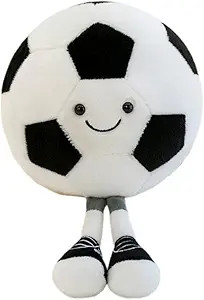 YUDONG 12 Inch Soft Plush Sports Ball Doll - Adorable Football Plush Toy, Fun Spherical Stuffed A... | Amazon (US)