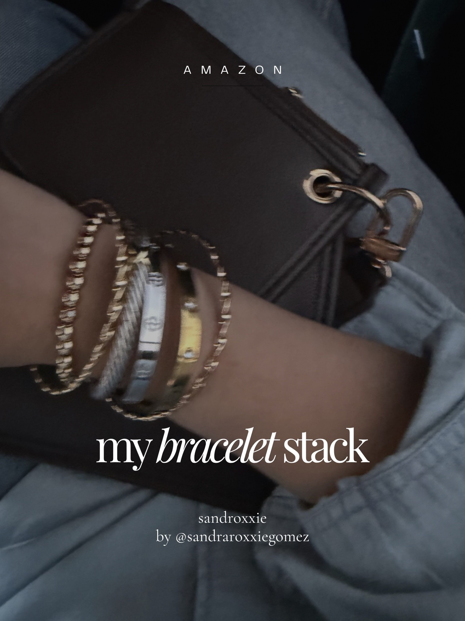 my bracelet stack lately