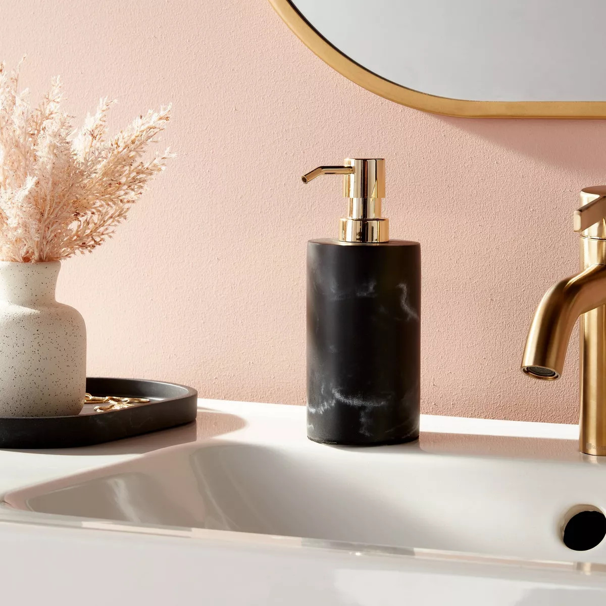 Marble Soap Pump Black - Threshold™ | Target