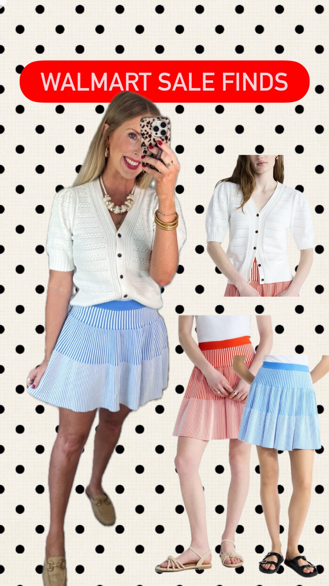 Walmart sale find! Free assembly cardigan and ribbed skirt

#LTKootd #LTKSaleAlert