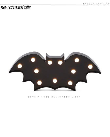 Super cute bat marquee light at Marshall’s

Marshall’s Halloween, Halloween decor, Halloween 2023, LTK Halloween 

#LTKFind #LTKhome #LTKSeasonal