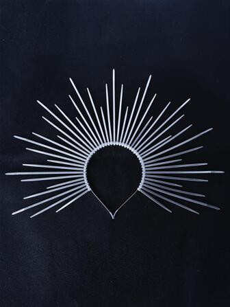 1pc Women Halo Crown Design Headwear For Party | SHEIN