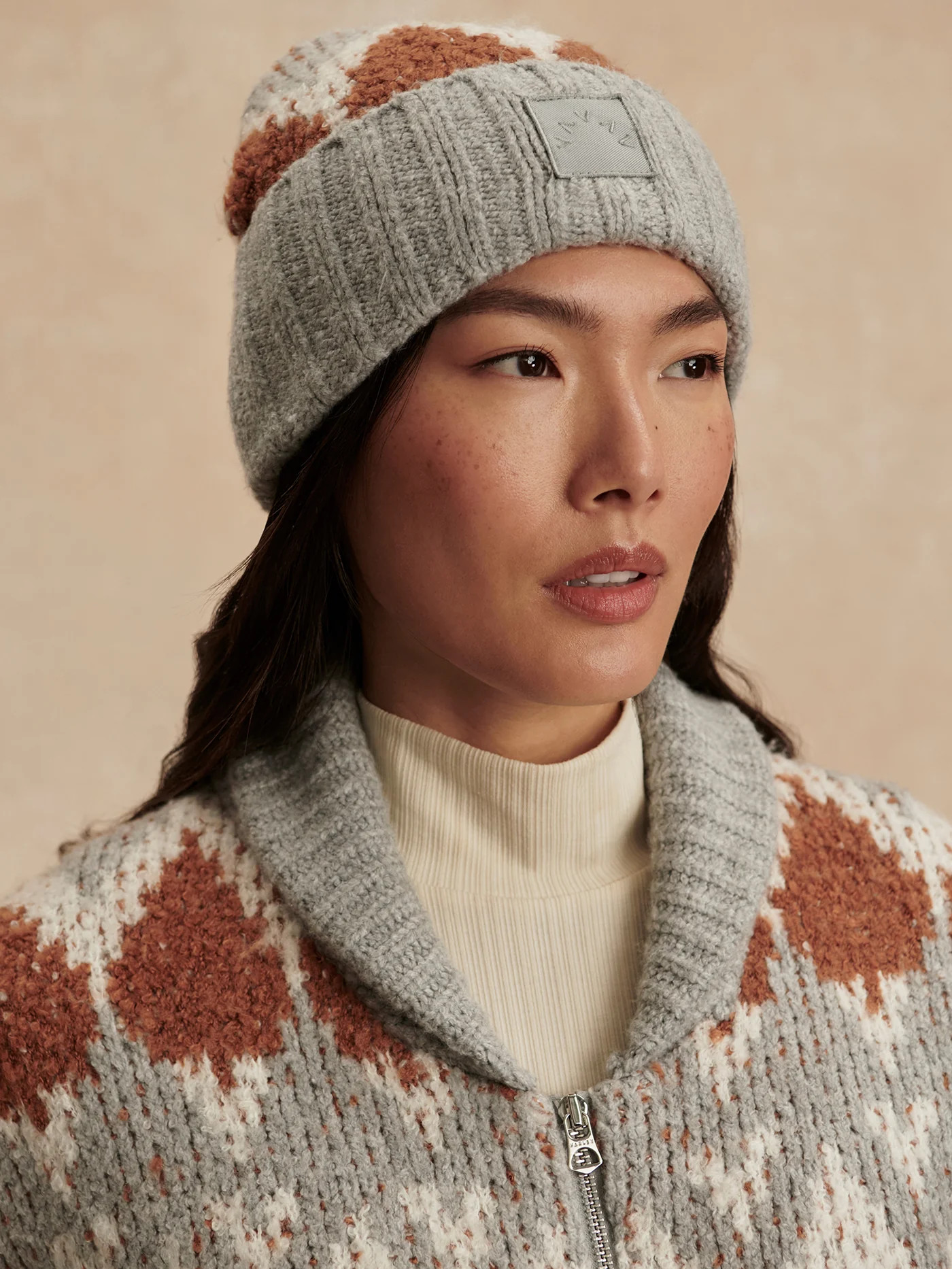 Honor Jacquard Knit Beanie | Varley UK | Varley UK
