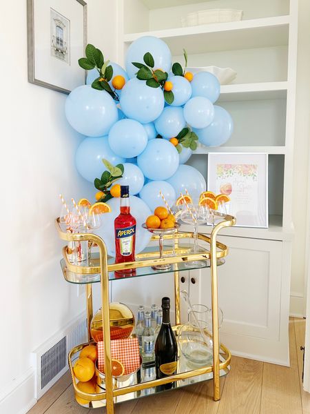 Our Spritz bar set up!🥂🍊✨