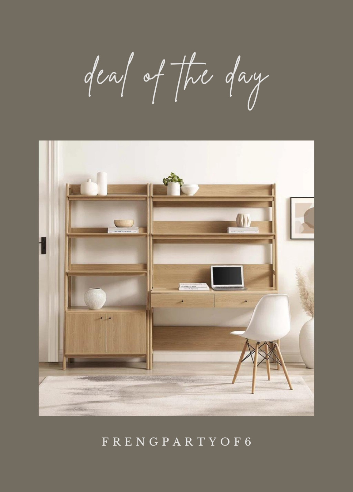 Cute oak office desk/bookcase on sale! This is perfect for a home office  

#LTKSaleAlert #LTKStyleTip #LTKHome