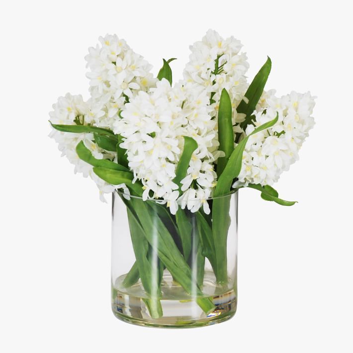 Faux Hyacinth Bouquet w/ Vase | West Elm (US)