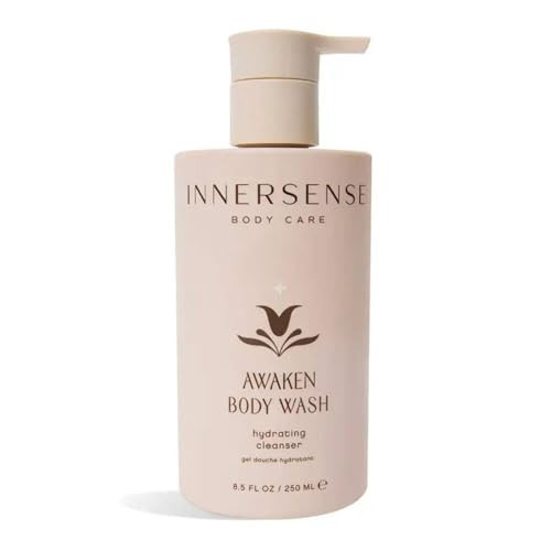INNERSENSE Organic Beauty - Awaken Body Wash | Avocado Oil, Vitamins B5, C + D to Gently Cleanse, Soften, Soothe Skin | Clean, Non-Toxic, Cruelty-Free | Paraben + Phthalate Free (8.5 fl oz | 250 ml) | Amazon (US)