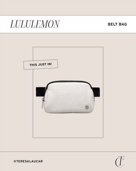 New Lululemon belt bag! 

Lululemon bag

#LTKfindsunder50 #LTKstyletip #LTKfindsunder100