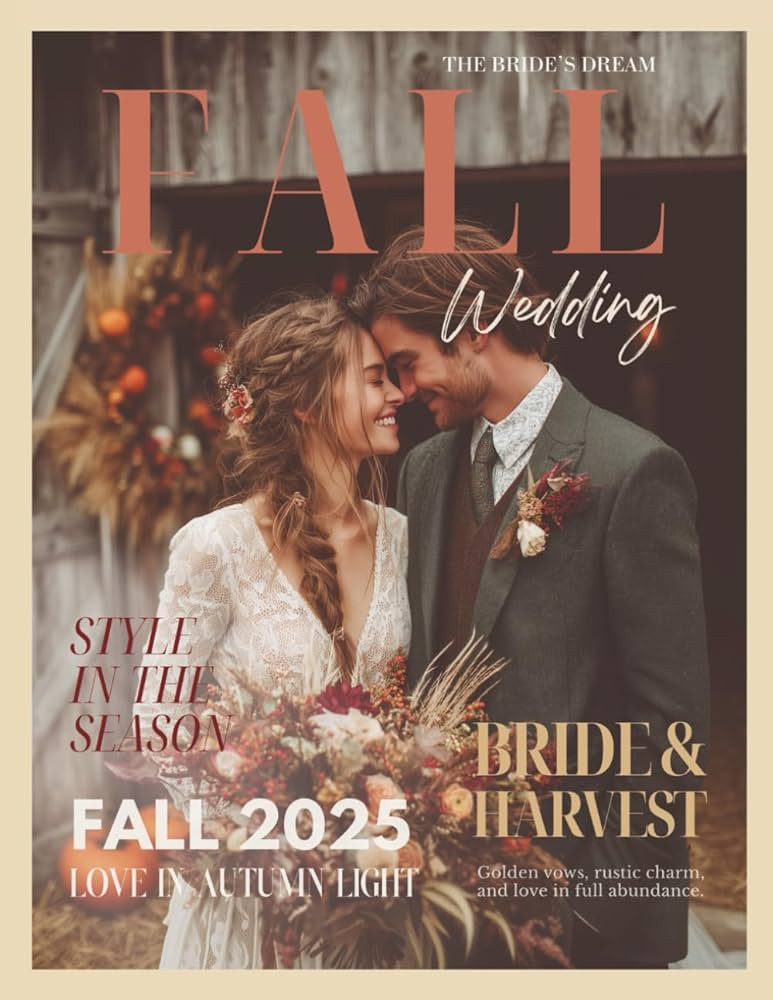 The Bride’s Dream Fall Wedding Magazine: A Modern Bridal Autumn Lookbook with Gown Ideas and Se... | Amazon (US)