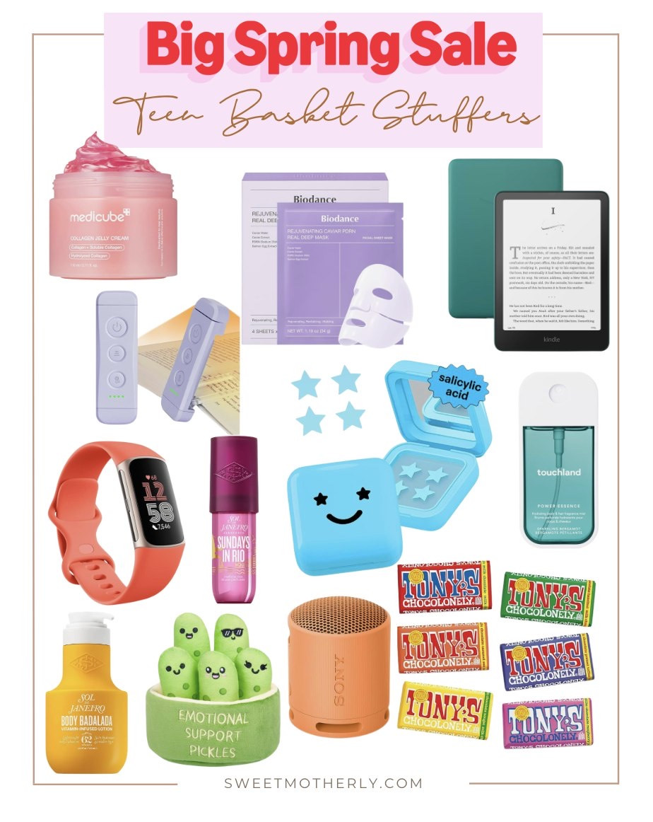 Teens Easter basket fillers on sale now!

teen Easter basket gift ideas
skincare minis and lip gloss
trendy sunglasses accessories
phone cases and tech gadgets
candy and snack bundles
mini perfume and body sprays
jewelry dainty everyday pieces
fun socks and lounge sets
gift cards popular stores

#LTKSeasonal #LTKSaleAlert