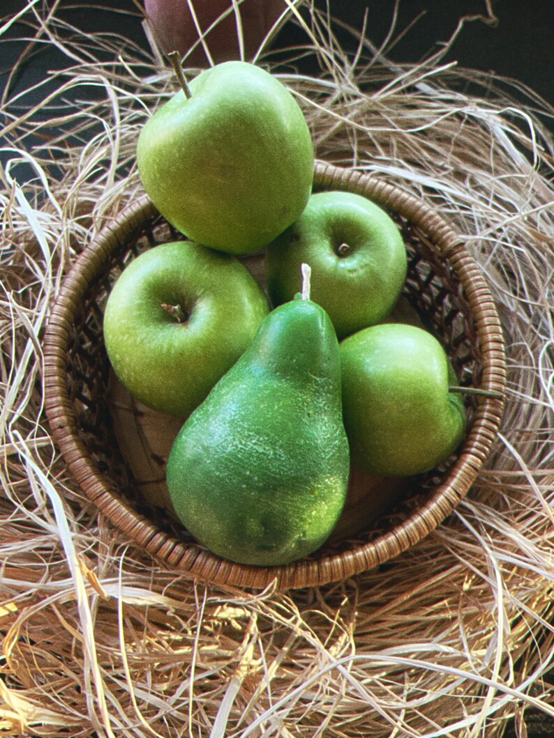 Realistic Pear Handmade Candle, Unique Table Decor, Christmas Table Decor Candle - Etsy | Etsy (US)