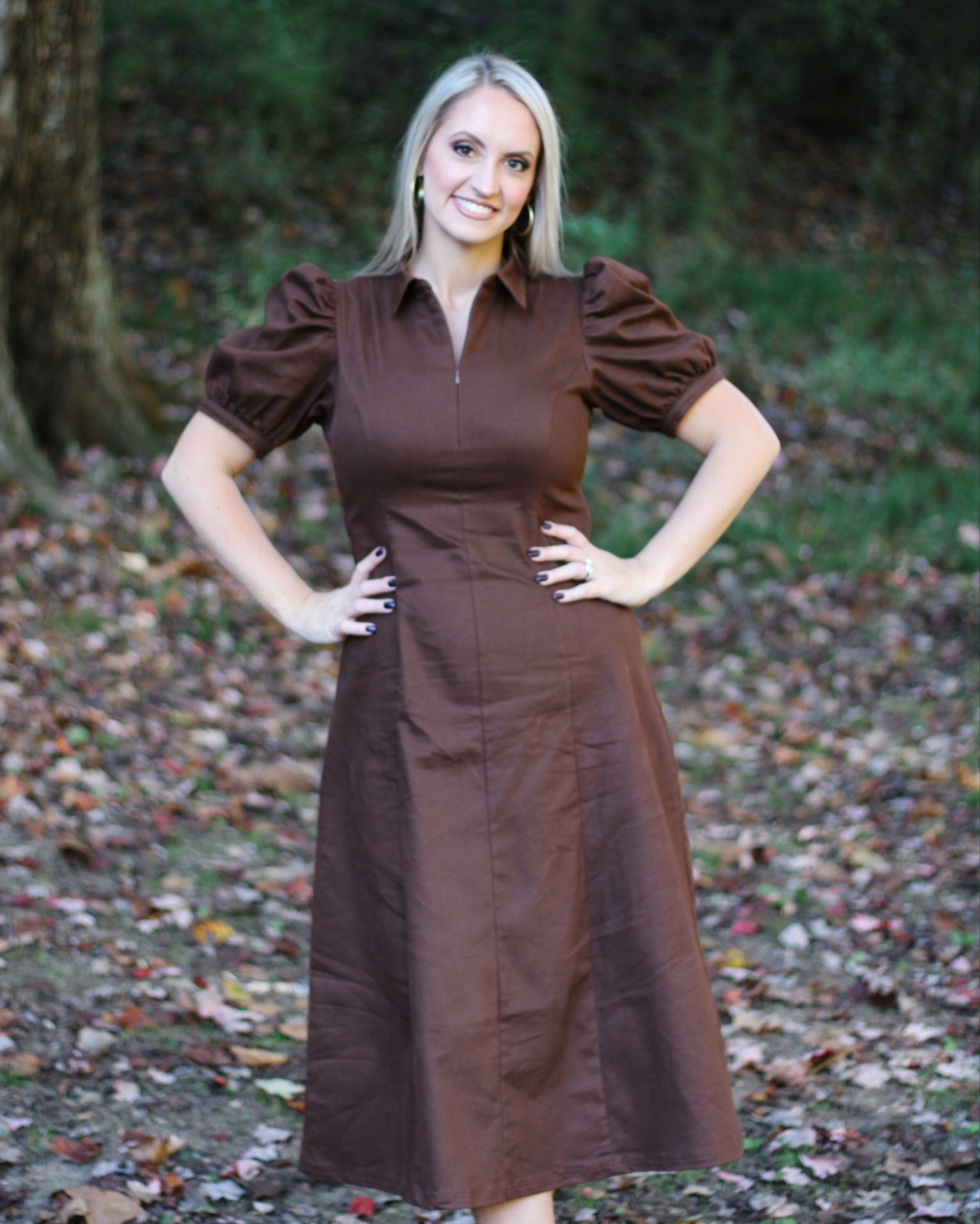 The perfect fall or Thanksgiving dress! 

Wearing the medium 

#LTKSeasonal #LTKMidsize #LTKHoliday