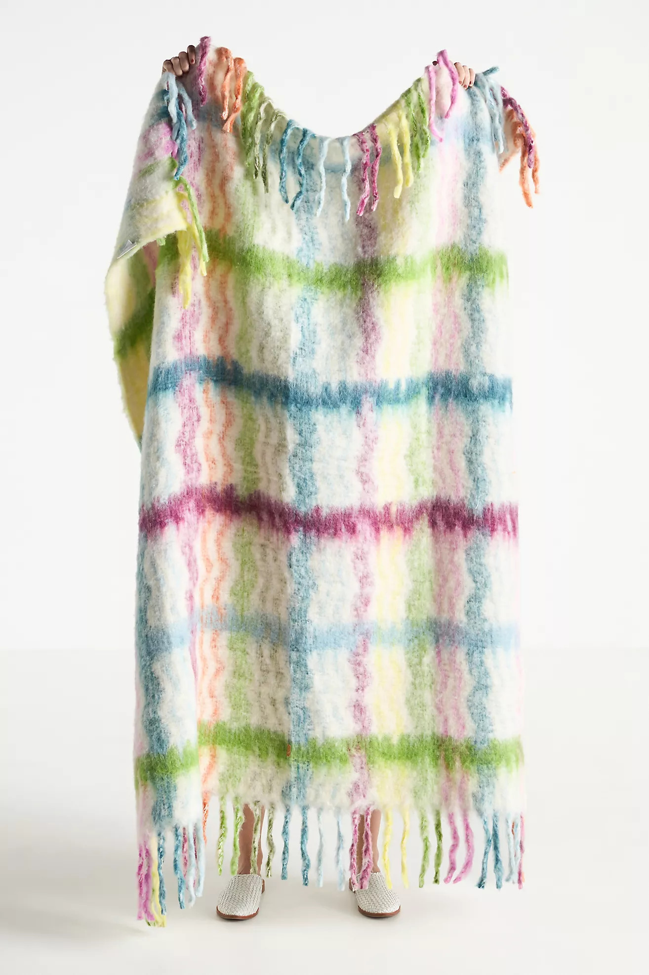 Cozy Cocoon Fringed Throw Blanket | Anthropologie (US)