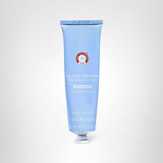 First Aid Beauty Ultra Repair Rescue Barrier Balm, 1% Dimethicone OTC Skin Protectant, Fragrance ... | Amazon (US)