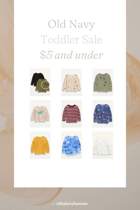 $5 and under toddler shirt favorites sale

#LTKsalealert #LTKkids #LTKbaby