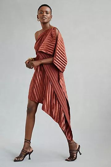 Guapa One-Shoulder Mini Dress | Anthropologie (US)