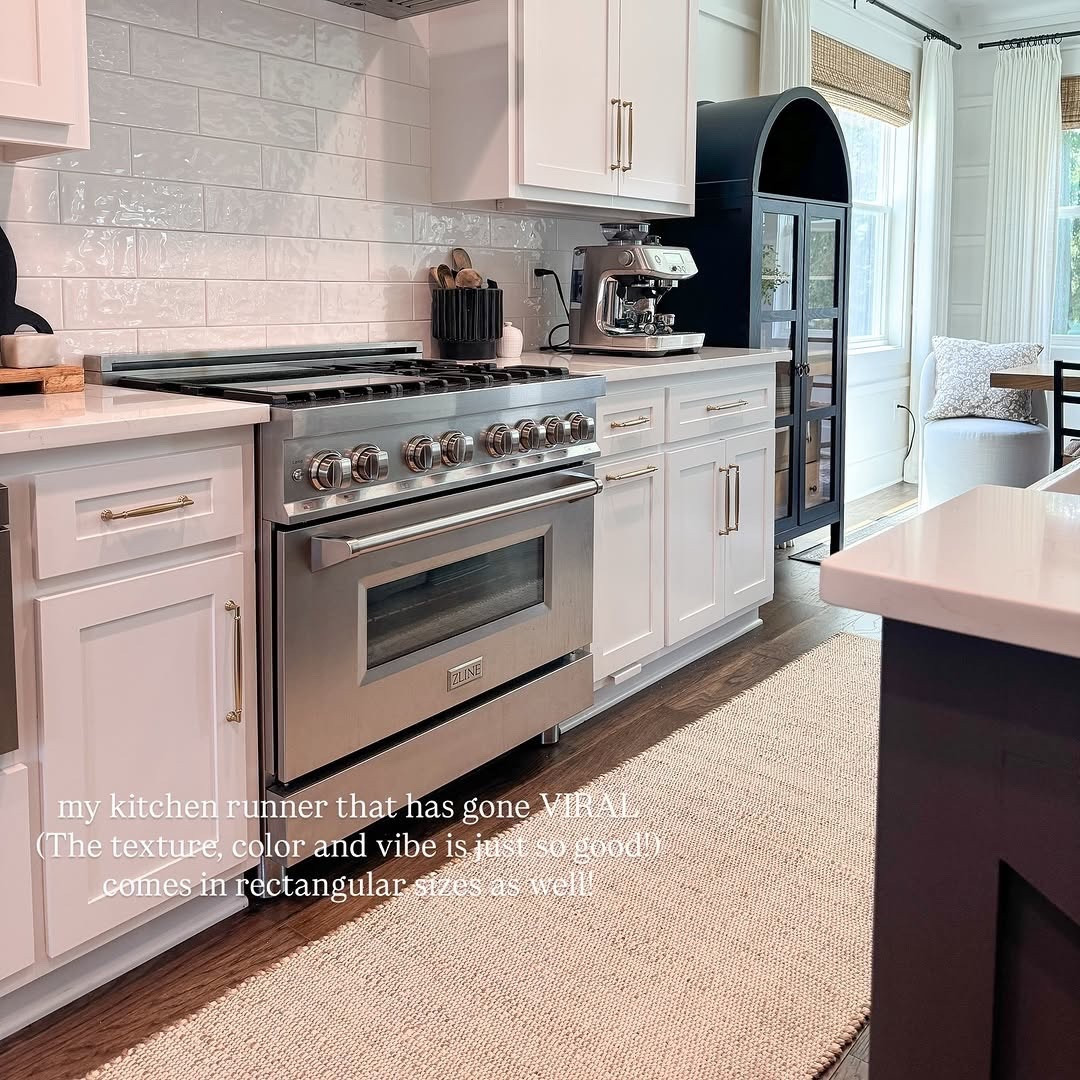 Viral kitchen runner, kitchen runner, jute rug, jute runner, kitchen runner, jute rug, neutral kitchen, kitchen ideas 

#LTKHome