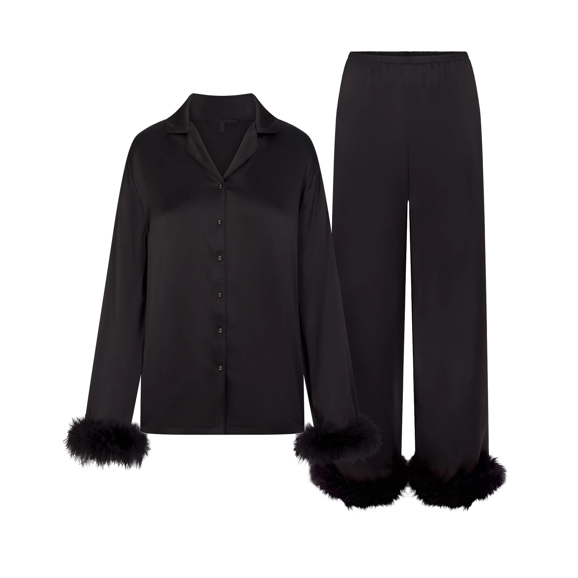 FEATHER TRIM LONG SET | SKIMS (US)