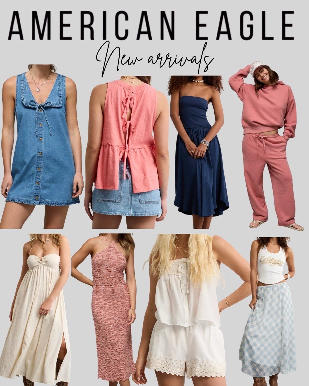 American Eagle new arrivals are SO good right now 😍 from easy spring dresses to comfy sets + cute everyday tops… these are the pieces you’ll be grabbing on repeat 🙌 effortless, feminine, and perfect for warmer days ahead ☀️

Whether you’re dressing it up or keeping it casual, these finds are giving affordable, on-trend, and actually wearable 💙 linking all my favorites!

#ltkstyle #ltkfinds #ltkunder100 #springoutfits #american eagle #newarrivals #casualstyle #everydayoutfits #springfashion #affordablefashion #ootdinspo #momstyle #trendystyle #effortlessstyle #dressseason #coastalvibes #comfyandcute #styleinspo

#LTKootd #LTKmomlife #LTKOver40