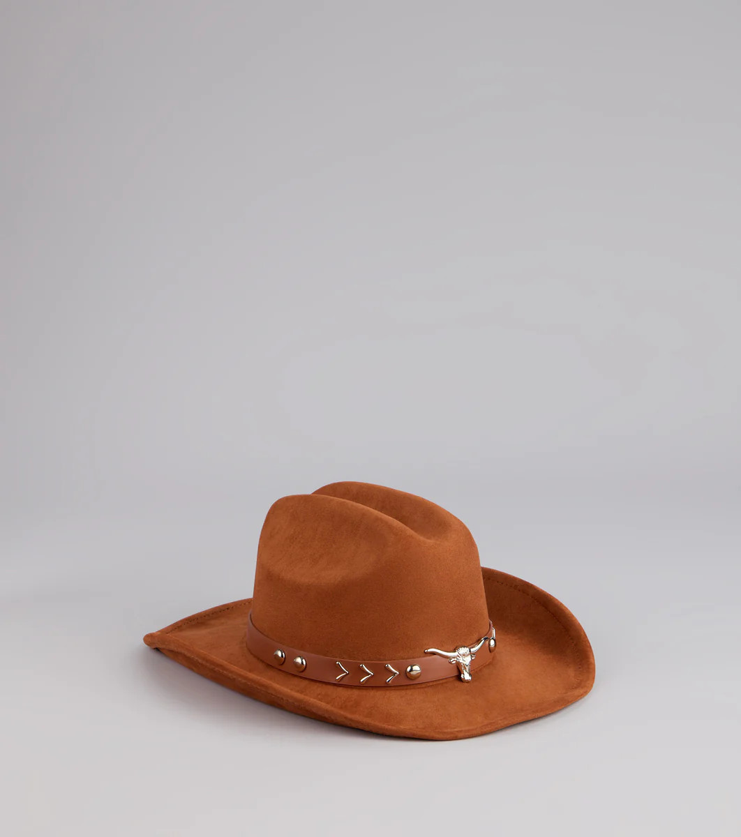 Rodeo Ready Longhorn Detail Cowboy Hat | Windsor Stores