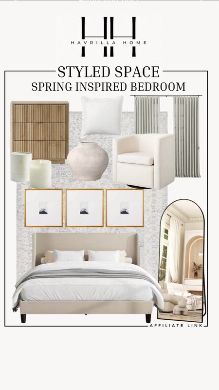 Spring inspired bedroom, spring bedroom, primary bedroom, master bedroom, spring, bedroom decor, neutral bedroom, home decor on sale, black, nightstand, black dresser, accent, chair, floor, mirror, ceramic lamps, styled decor. Follow @havrillahome on Instagram and Pinterest for more home decor inspiration, diy and affordable finds Holiday, christmas decor, home decor, living room, Candles, wreath, faux wreath, walmart, Target new arrivals, winter decor, spring decor, fall finds, studio mcgee x target, hearth and hand, magnolia, holiday decor, dining room decor, living room decor, affordable, affordable home decor, amazon, target, weekend deals, sale, on sale, pottery barn, kirklands, faux florals, rugs, furniture, couches, nightstands, end tables, lamps, art, wall art, etsy, pillows, blankets, bedding, throw pillows, look for less, floor mirror, kids decor, kids rooms, nursery decor, bar stools, counter stools, vase, pottery, budget, budget friendly, coffee table, dining chairs, cane, rattan, wood, white wash, amazon home, arch, bass hardware, vintage, new arrivals, back in stock, washable rug #LTKhome #LTKstyletip

Follow my shop @havrillahome on the @shop.LTK app to shop this post and get my exclusive app-only content!

#liketkit #LTKSeasonal
@shop.ltk
https://liketk.it/4F4F8

#LTKStyleTip #LTKSaleAlert #LTKHome