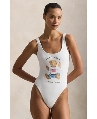 Women's Polar Bear Tank One-Piece Swimsuit | Macy's