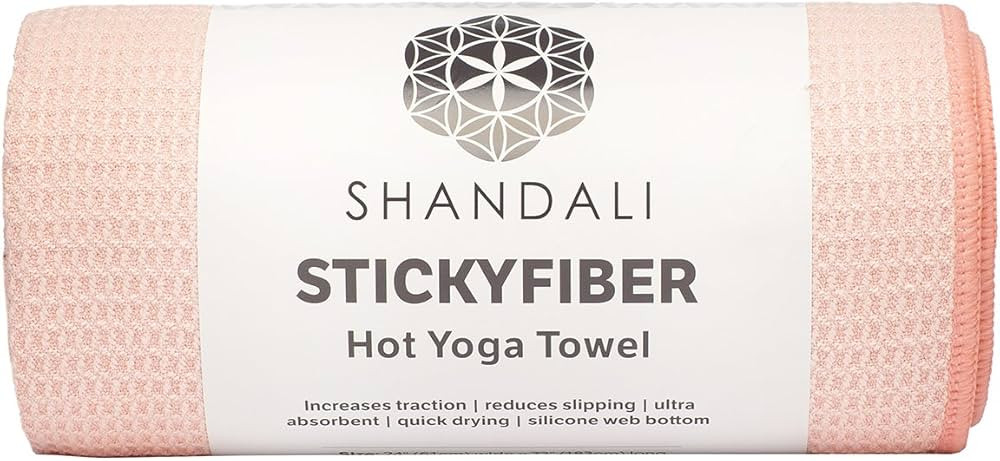 Shandali Hot Yoga Towel - Mat-Sized, Microfiber, Super Absorbent, Anti-Slip, Injury Free, 24" x 7... | Amazon (US)